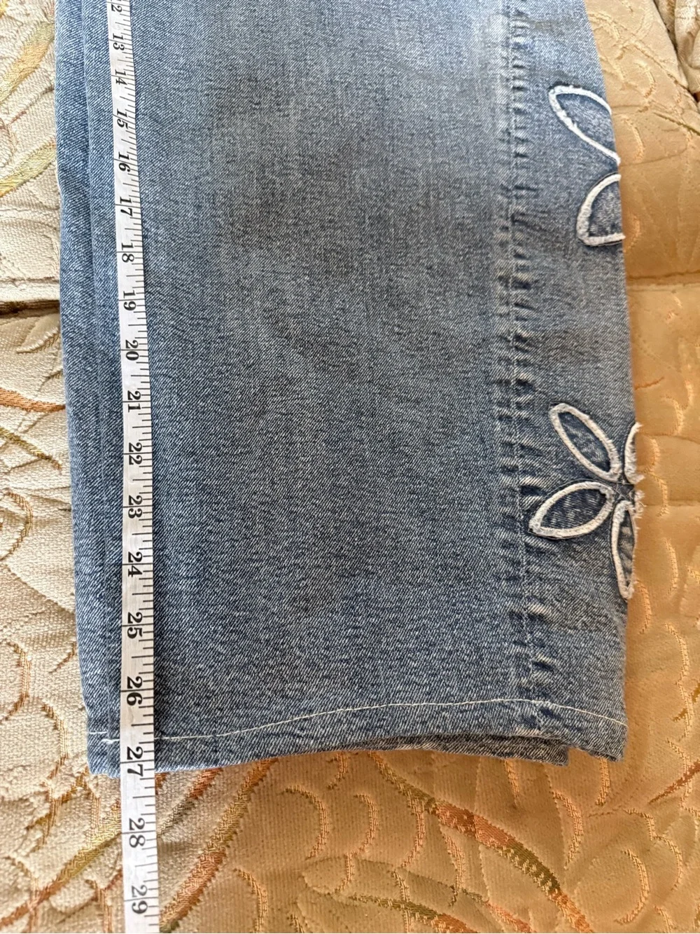 Driftwood Parker Light Blue Embroidered Women’s Jeans